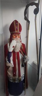 Oude mechanische ruitentikker sinterklaas etalage automaton, Diversen, Sinterklaas, Ophalen of Verzenden