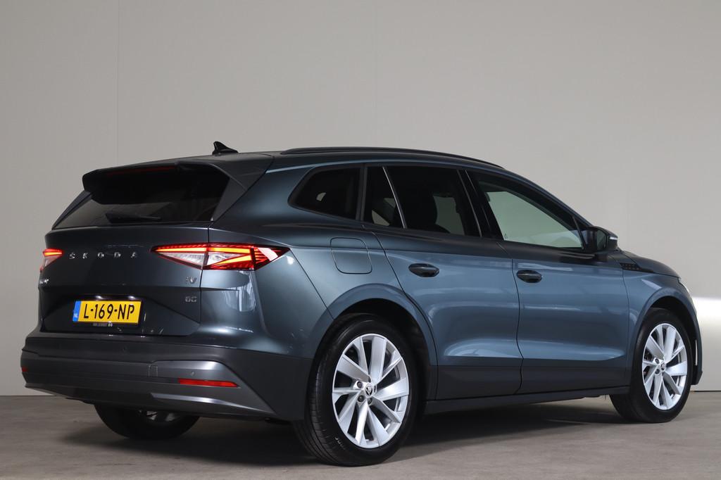 Skoda Enyaq iV 60 First Edition NL-Auto! Camera I Apple Car-, Auto's, Skoda, 390 km, Gebruikt, 179 pk, Origineel Nederlands