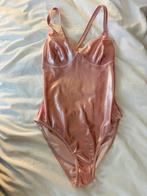 Dolce & Gabbana Mare Vintage Metallic Pink One-Piece, Kleding | Dames, Ophalen of Verzenden, Zo goed als nieuw, Roze, Overige typen
