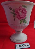 FLORA PLATEEL DECOR CARMEN * Bloempot Op Voet *, Verzenden, Rond, Binnen, Zo goed als nieuw