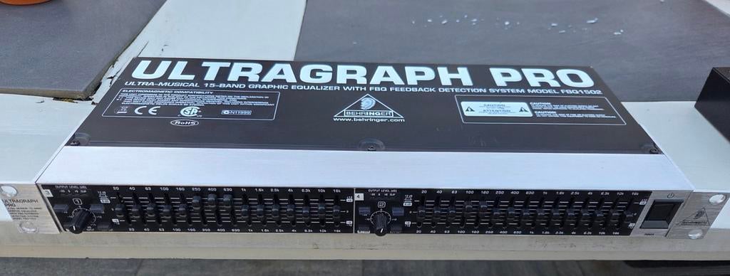 Behringer Ultragraph Pro FBQ1502 Equalizer, Muziek en Instrumenten, Effecten, Ophalen