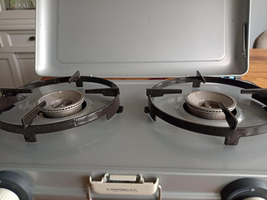 Gasstel voor camping, Caravans en Kamperen, Ophalen of Verzenden, Zo goed als nieuw