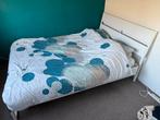 Ikea Trysil bed 140x200 met matras en toebehoren, Ophalen, Gebruikt, Wit, Tweepersoons