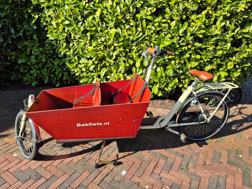 Prachtige Bakfiets punt nl Cargo Long - Elektrisch, Fietsen en Brommers, Fietsen | Bakfietsen, 3 kinderen, Huif, Zo goed als nieuw