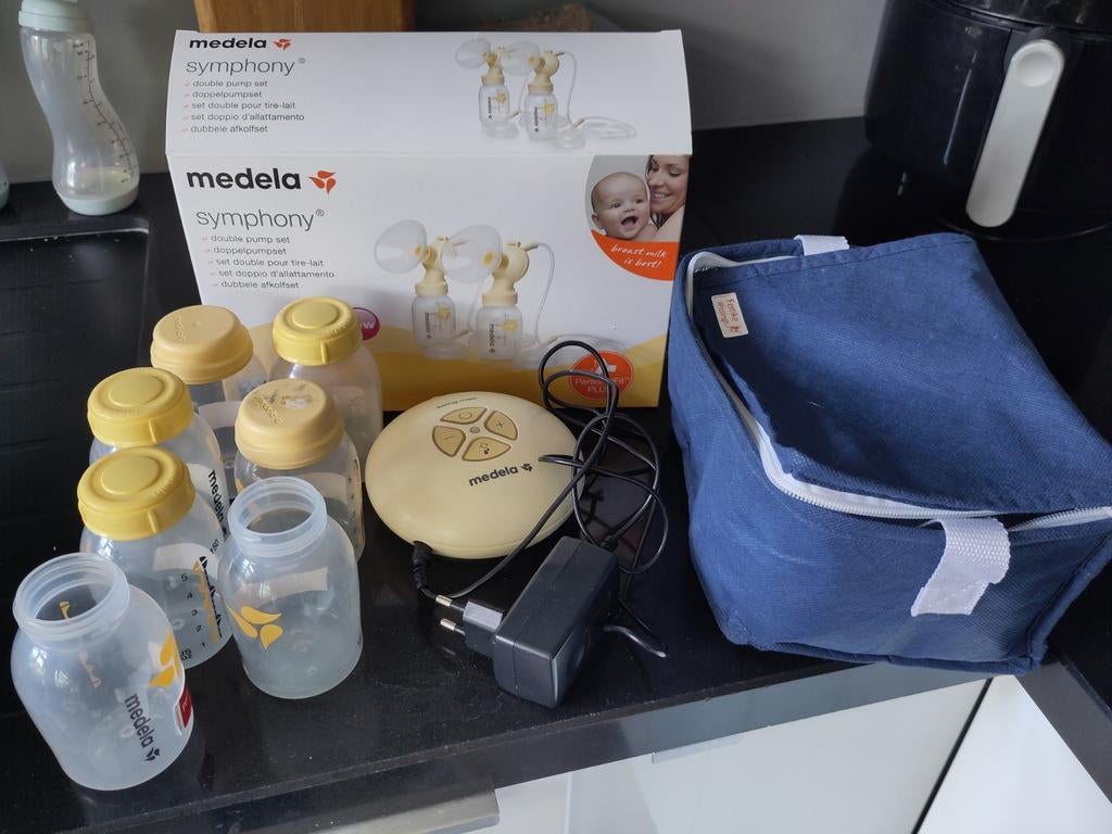 Medela Swing Maxi kolf en Medela Symphony pomp set, Ophalen, Borstkolf