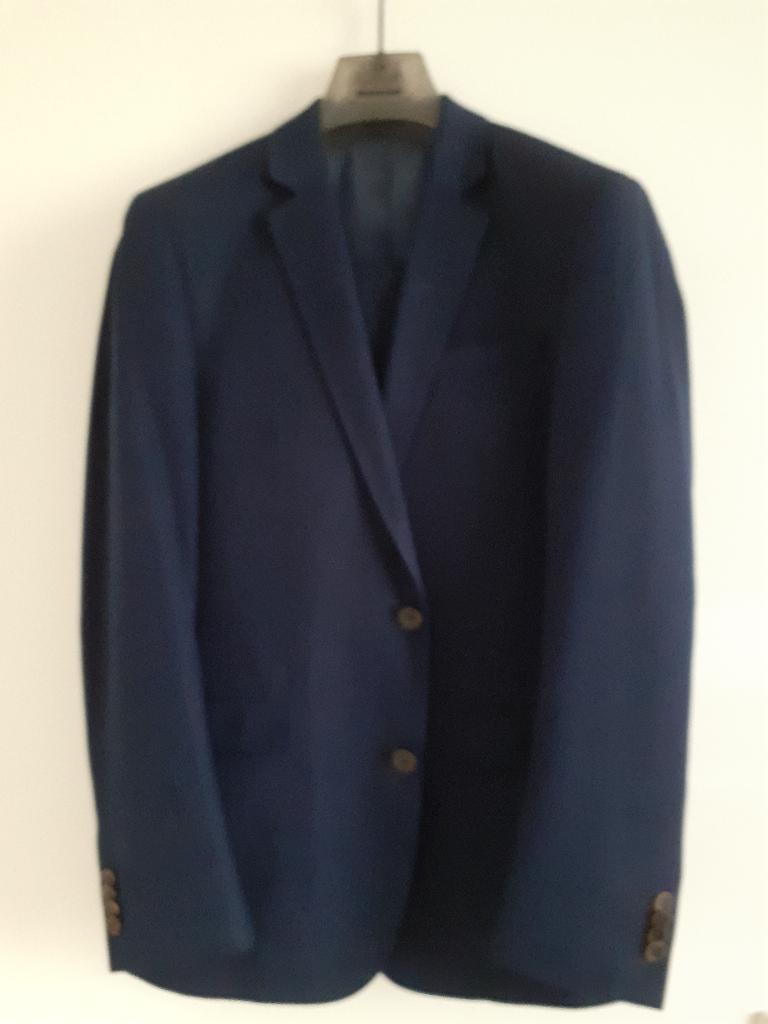 Donkerblauw STEVEN VAN VLIET kostuum, maat 46, nieuwstaat., Blauw, STEVEN VAN VLIET, Ophalen of Verzenden, Zo goed als nieuw