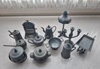 12 stuks nostalgische metalen miniaturen, Ophalen of Verzenden