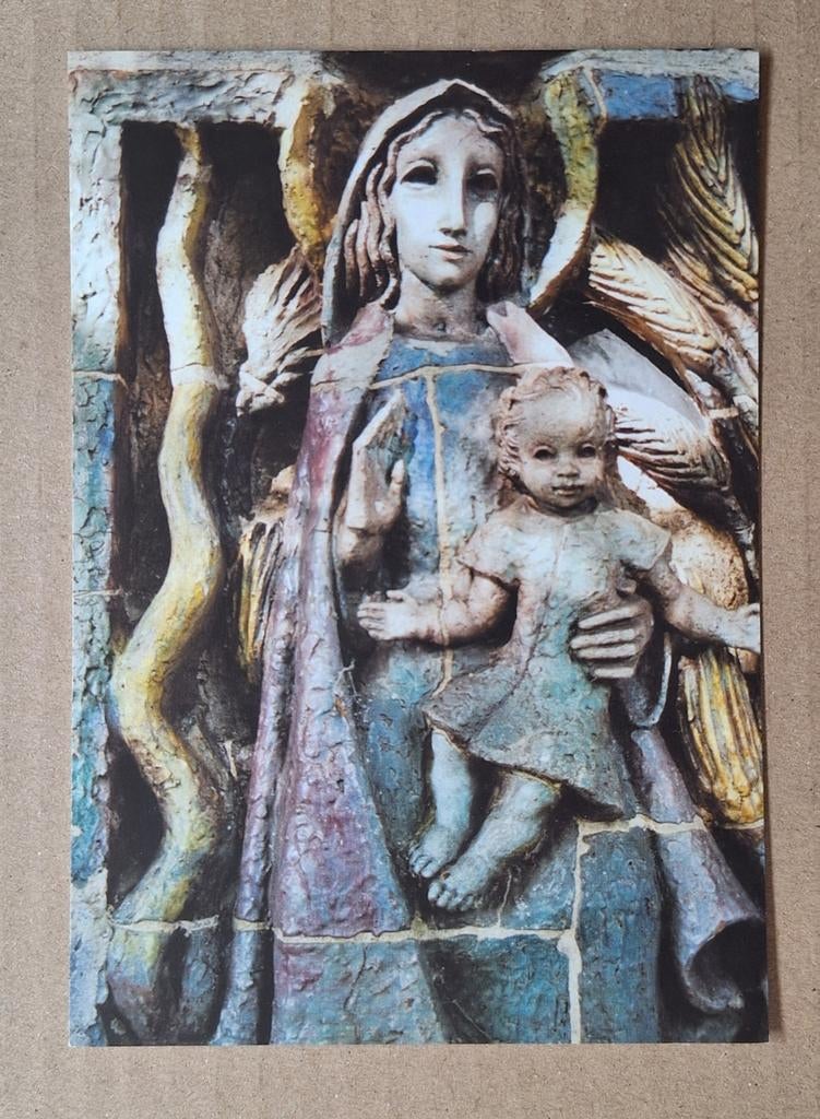 Madonna met Kind en korenaren, begin jaren 59. Jac Maris., Ophalen of Verzenden, 1980 tot heden, Ongelopen, Overige thema's