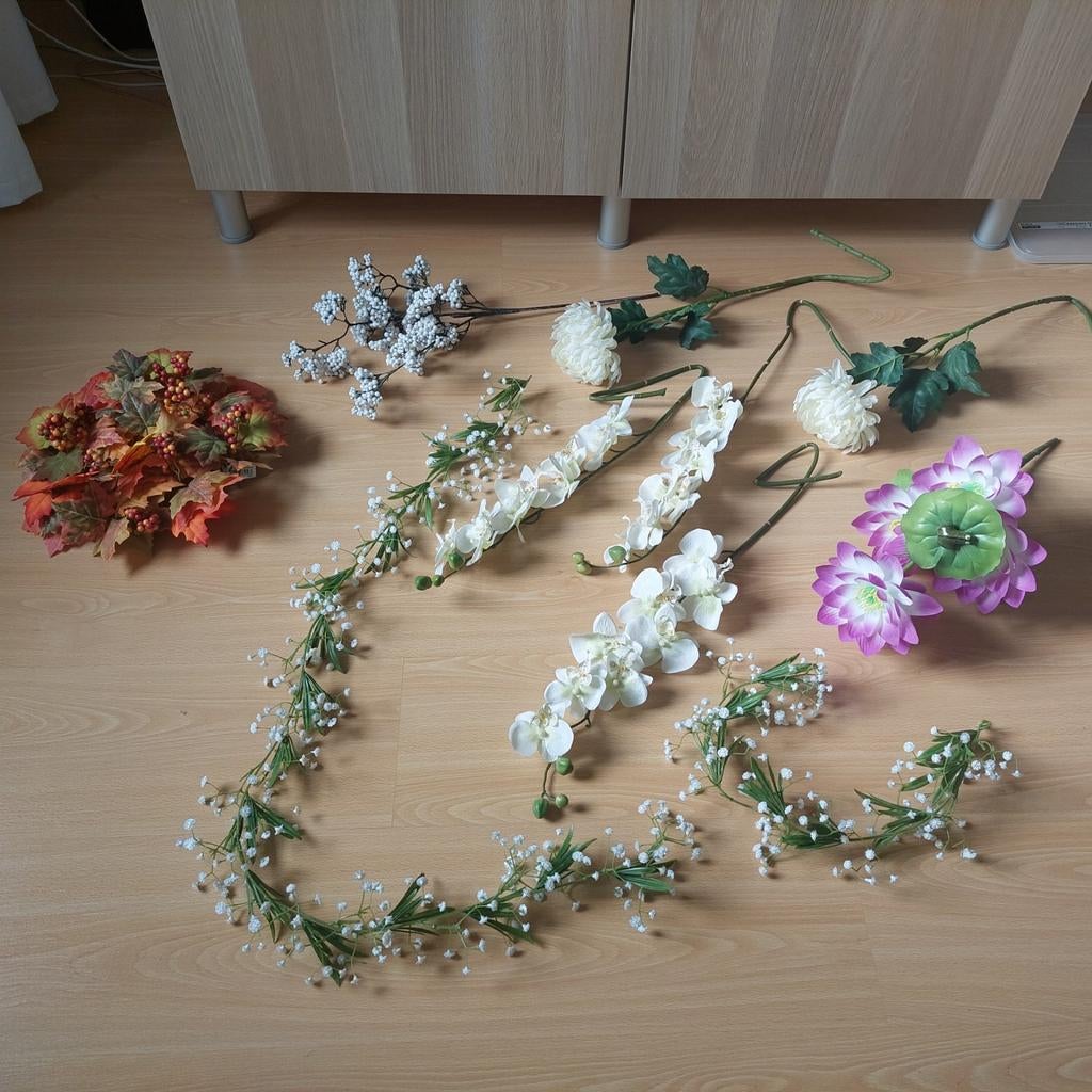 Prachtige kunstbloemen kunst bloemen, Huis en Inrichting, Woonaccessoires | Kunstplanten en Kunstbloemen, Ophalen of Verzenden