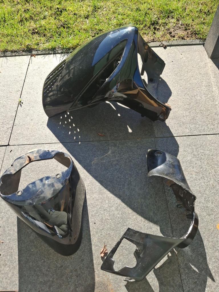 Gebruikte Kappenset Piaggio Zip - Zwart, Ophalen of Verzenden, Gebruikt, Kap, Piaggio