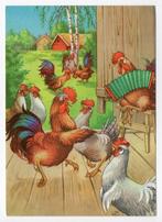 PASEN - LARS CARLSSON - Dansende Kippen - Zweedse kaart, Verzenden, 1980 tot heden, Gelopen, Feest(dag)