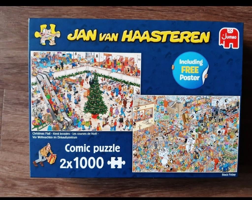 Jan van haasteren, Hobby en Vrije tijd, Denksport en Puzzels, Ophalen, 500 t/m 1500 stukjes, Gebruikt