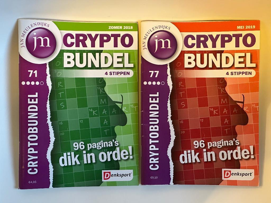 Jan Meulendijk’s CRYPTOBUNDEL, 4 stippen, Denksport, Hobby en Vrije tijd, Denksport en Puzzels, Ophalen of Verzenden, Minder dan 500 stukjes
