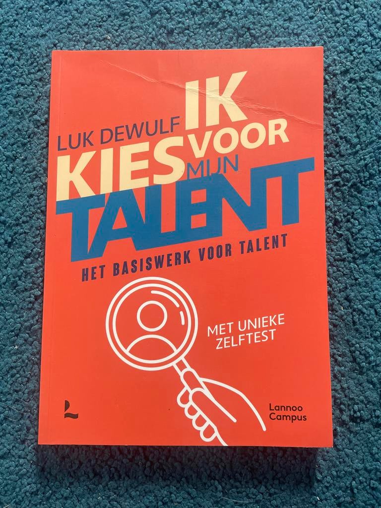 Ik kies voor mijn talent - Luk Dewulf, Ophalen of Verzenden, Zo goed als nieuw