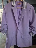 Stijlvol Lila Jasje met Gestreept Detail, Kleding | Dames, Paars, Maat 42/44 (L), Nieuw, Ophalen of Verzenden