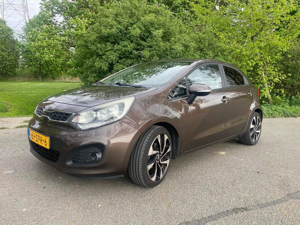 Stoere Kia Rio 1.2 I 5DRS 2012, Auto's, Kia, 40 €/maand, 4 cilinders, Bruin, Handgeschakeld