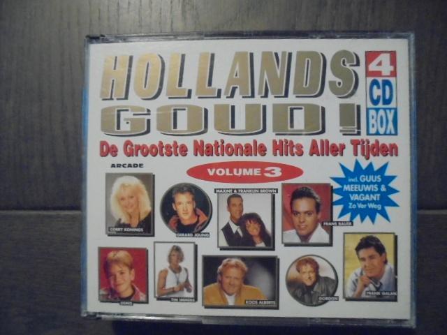 Hollands Goud! de Grootste Nationale Hits ALLERTIJDE op 4 CD, Cd's en Dvd's, Cd's | Verzamelalbums, Zo goed als nieuw, Pop, Boxset