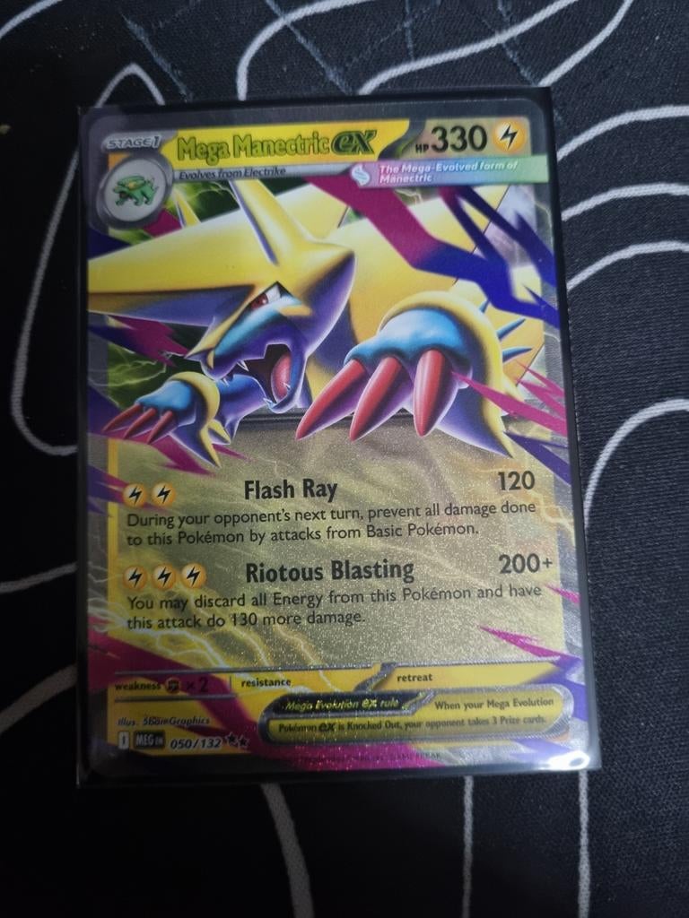 Mega Manectric EX Pokémon kaart, Ophalen of Verzenden