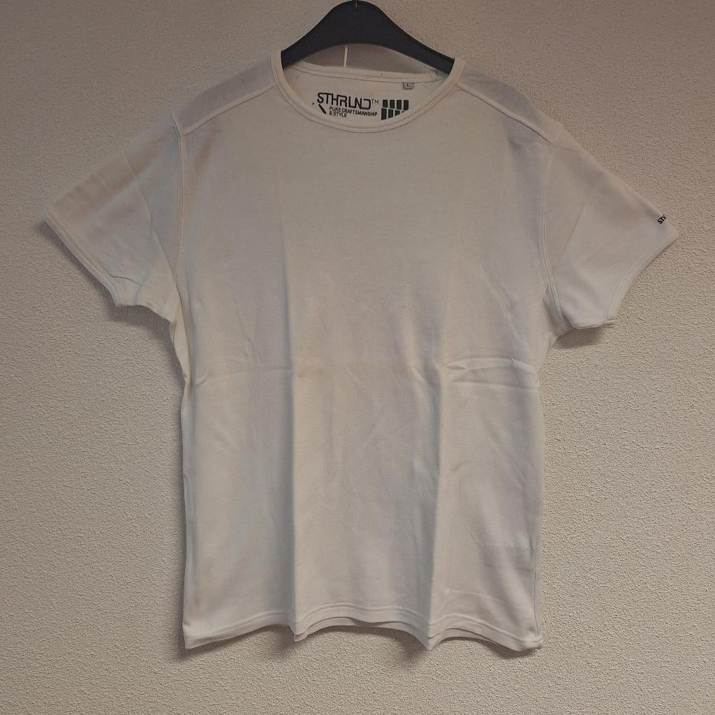 Heren shirt, T-shirt, km, Sutherland, wit, L, Kleding | Heren, Maat 52/54 (L), Wit, Ophalen of Verzenden, Zo goed als nieuw