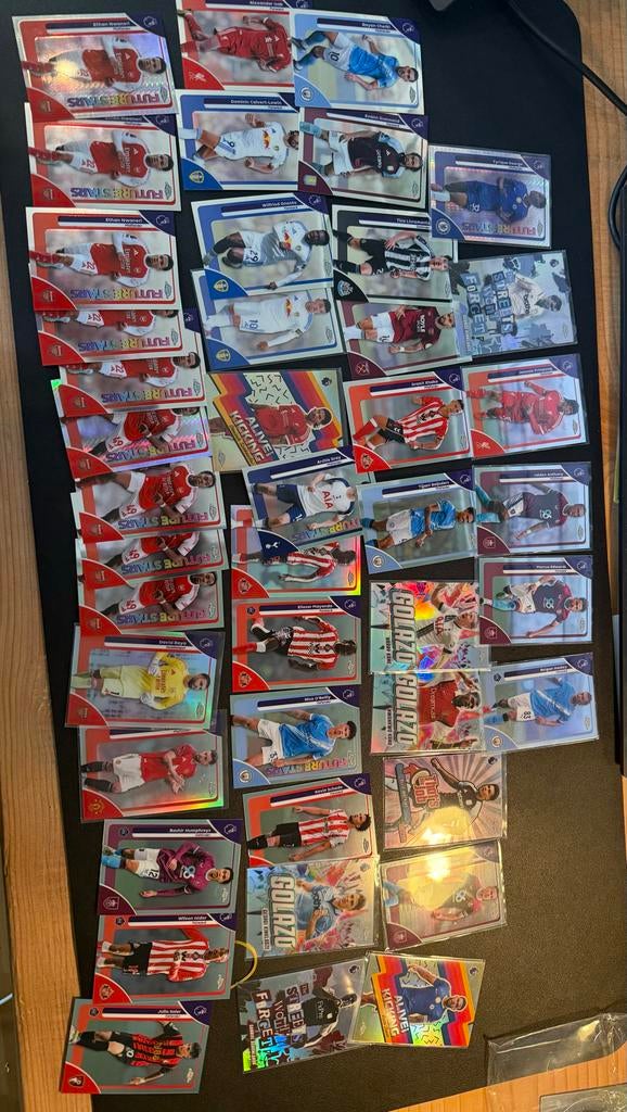 Topps Chrome EPL 43x kaarten, Ophalen of Verzenden, Gebruikt, Buitenlandse clubs, Spelerskaart