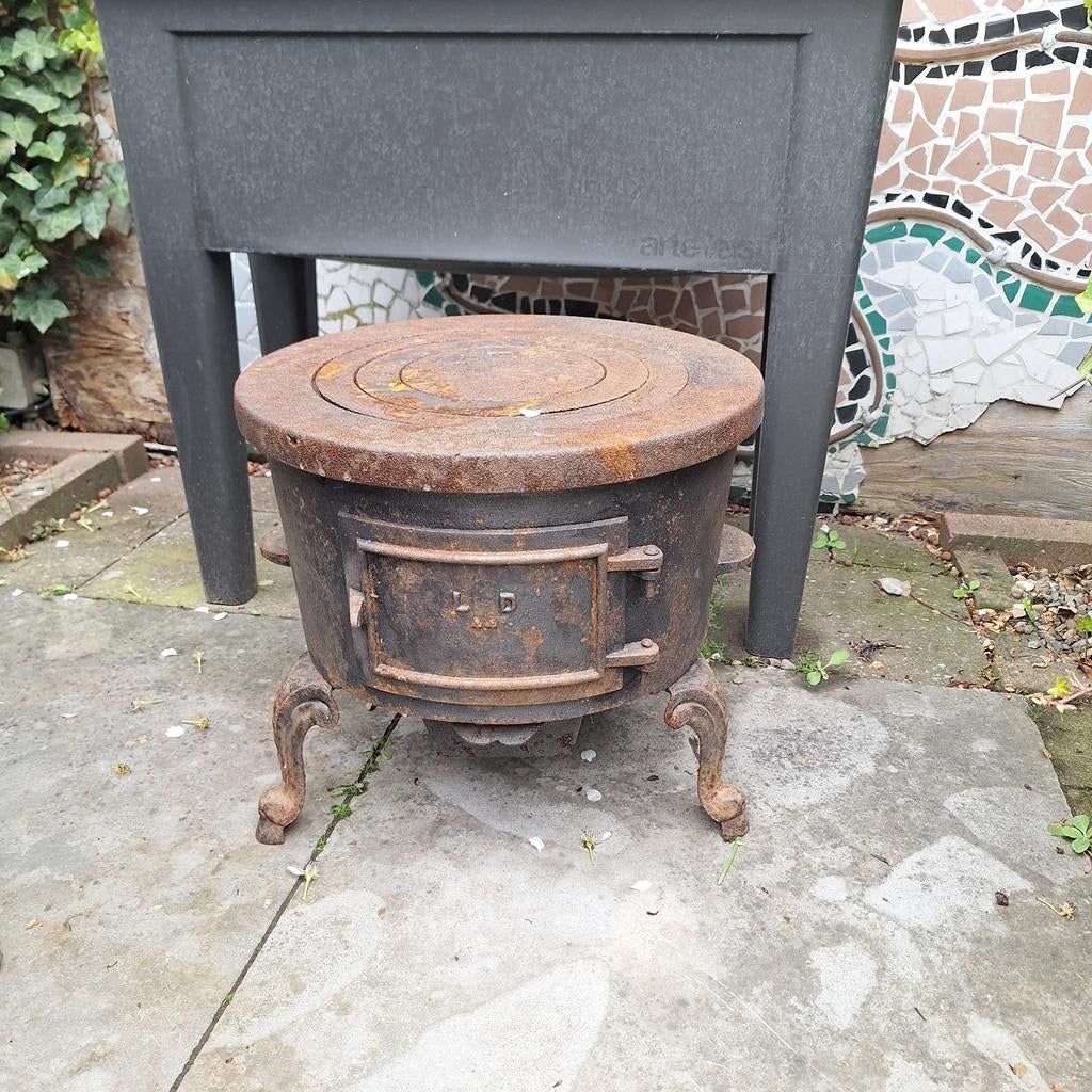 Gietijzeren potkacheltje, Huis en Inrichting, Ophalen