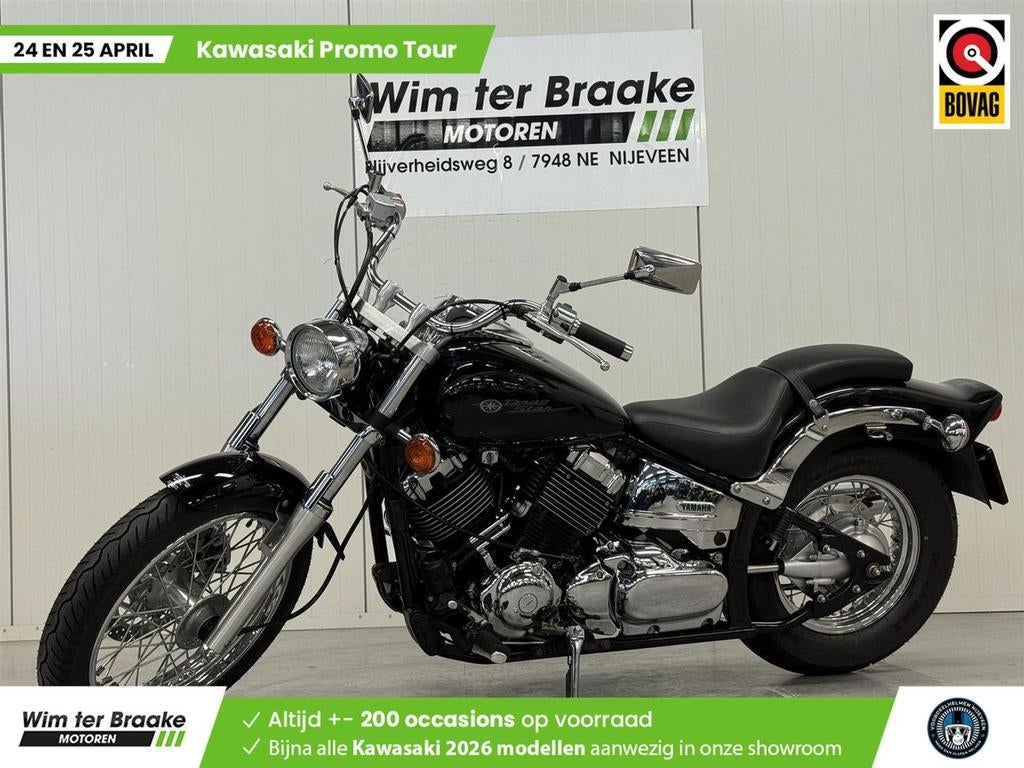 Yamaha XVS 650 Drag Star (bj 2004), Motoren, 2 cilinders, Bedrijf, Onbekend, Onbekend