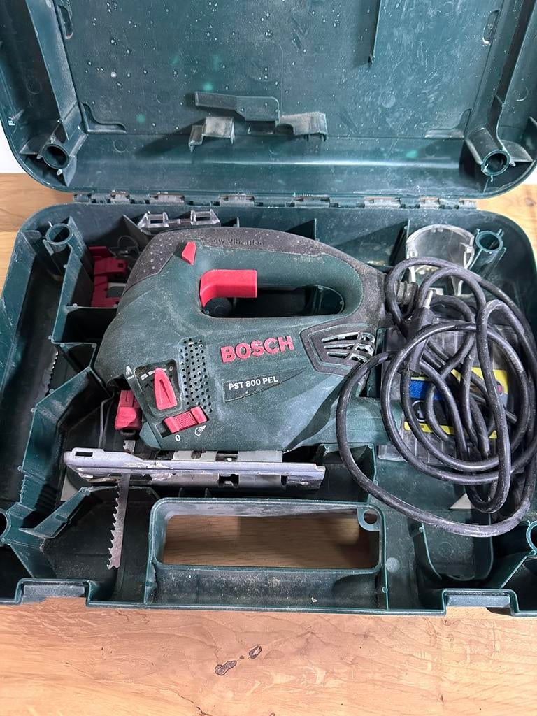 Bosch decoupeerzaag PST 800 PEL, Gebruikt, Decoupeerzaag, Ophalen of Verzenden, 30 tot 70 mm