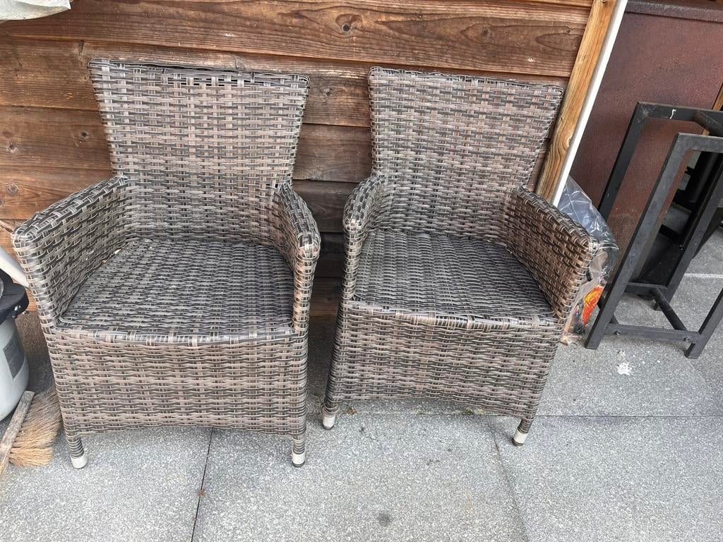 Leuke kinder tuinstoeltjes, Tuin en Terras, Ophalen, Gebruikt, Kunststof