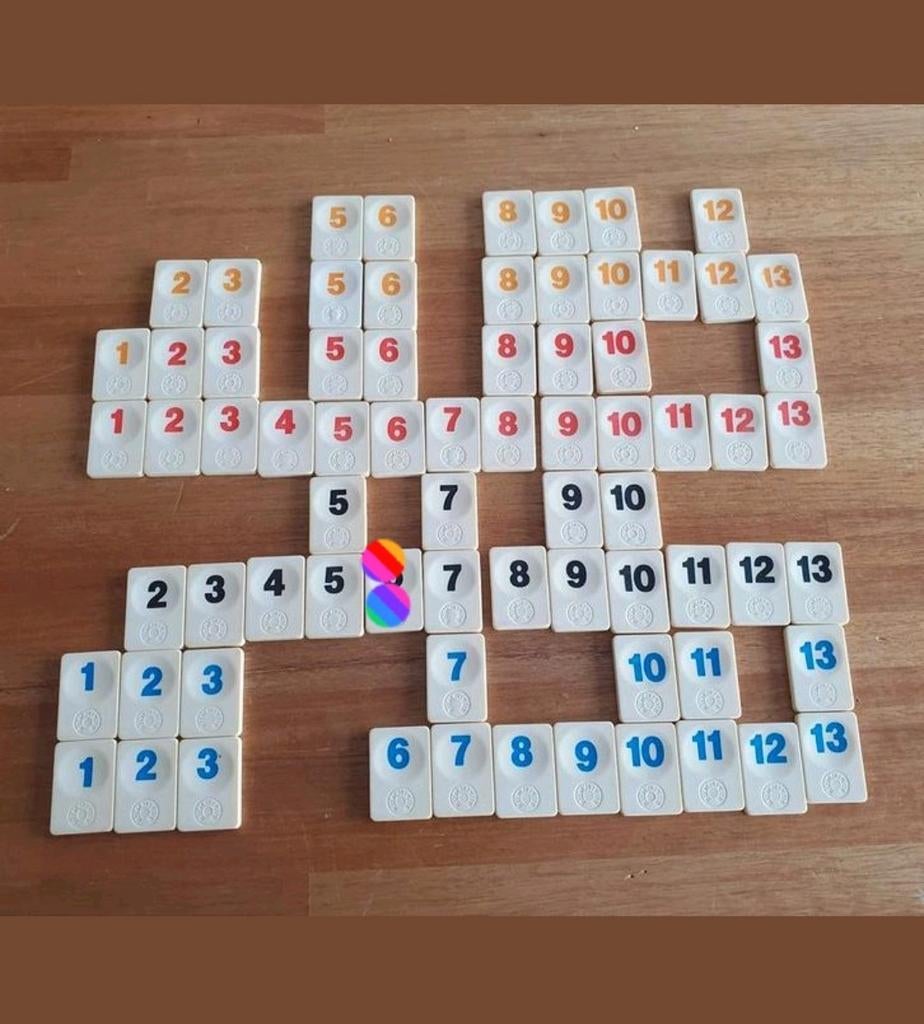 Rummicub onderdelen, spel 400, Hobby en Vrije tijd, Gezelschapsspellen | Bordspellen, Gebruikt, Ophalen of Verzenden