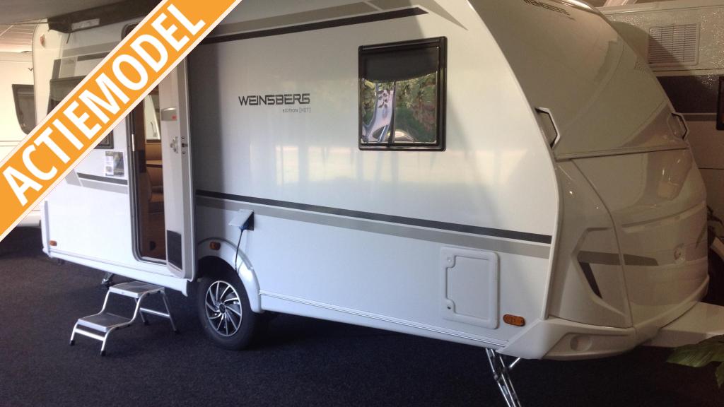 Weinsberg CaraOne Edition HOT 450 FU, Caravans en Kamperen, Caravans, Treinzit, 750 - 1000 kg, 4 tot 5 meter, Tot en met 4
