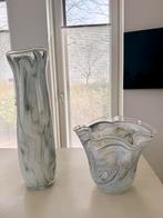 Twee unieke prachtige grote FIDRIO vazen, Ophalen, Overige kleuren, 50 tot 75 cm, Glas