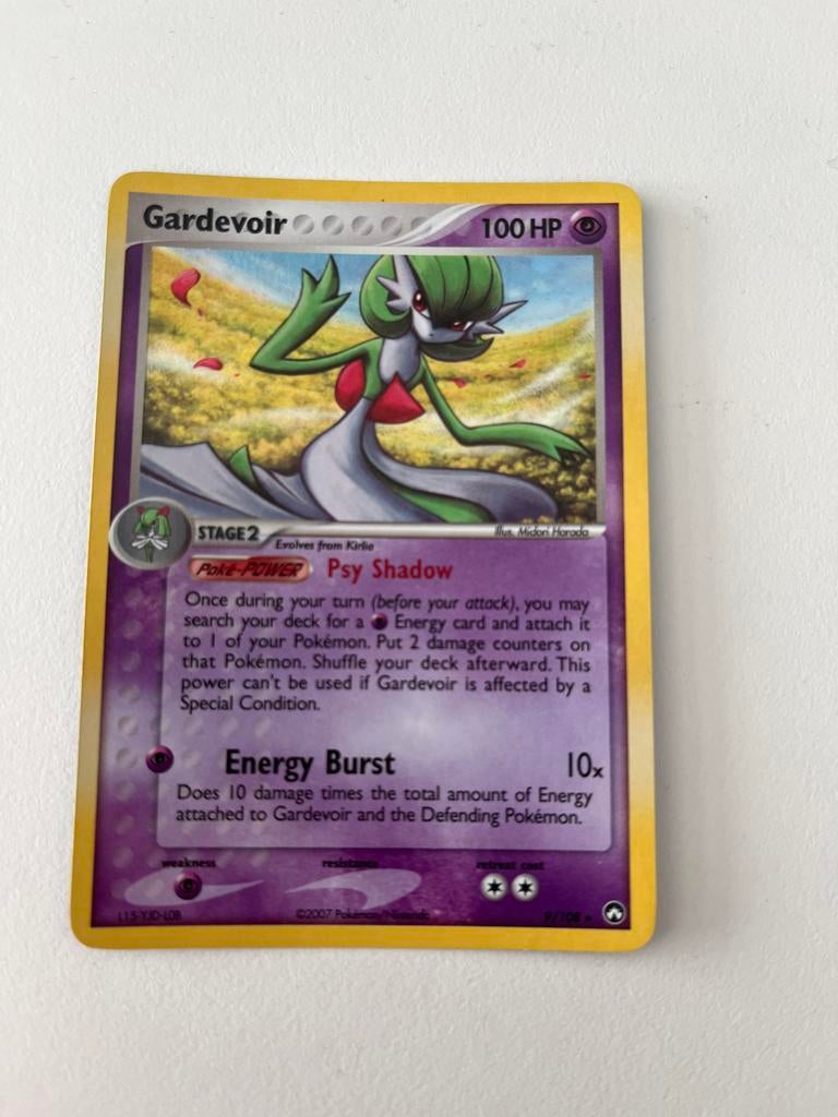 Gardevoir Pokémon Kaart - Holo  (9/108) EX Power Keepers, Ophalen of Verzenden, Zo goed als nieuw, Losse kaart, Foil