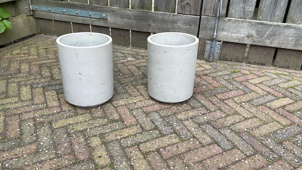 Bloempot, Ophalen, Rond, Zo goed als nieuw, Balkon