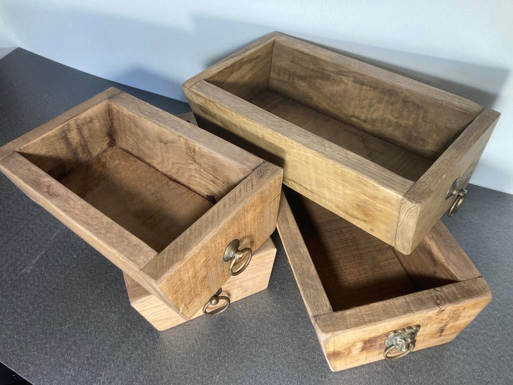 Mooie nieuw gemaakte eikenhouten bakken, Ophalen of Verzenden, Nieuw