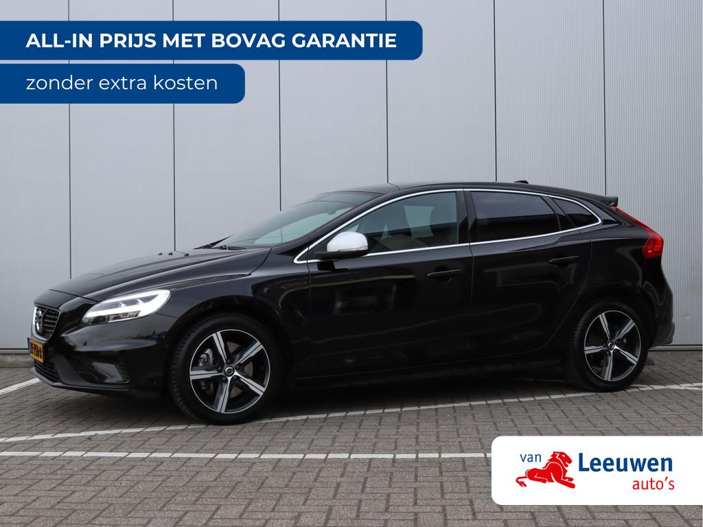 Volvo V40 1.5 T3 Polar+ R-design | Panoramadak | Leder | Tre, 12 maanden, 4 cilinders, Zwart, Bedrijf