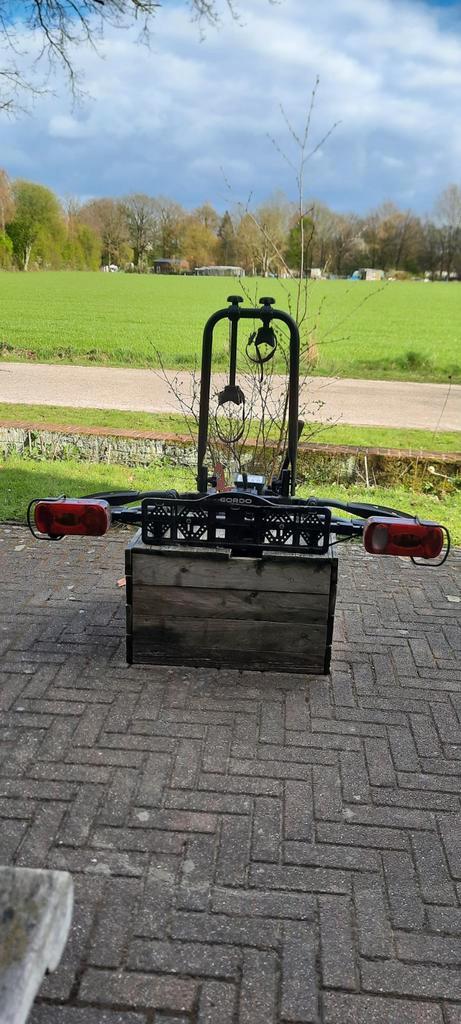 Cordo Carry Fietsendrager inklapbaar., Auto diversen, Fietsendragers, Gebruikt, Trekhaakdrager, 2 fietsen, Ophalen of Verzenden