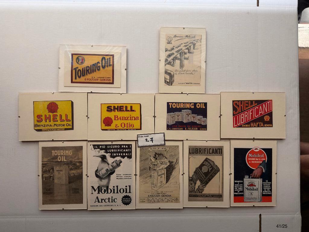 Verzameling oude reclameposters, Verzamelen, Merken en Reclamevoorwerpen, Ophalen, Zo goed als nieuw, Reclamebord