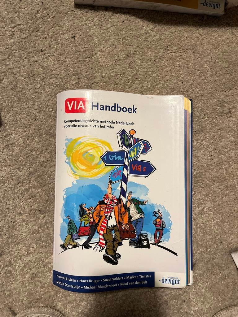 VIA Handboek Nederlands MBO - Competentiegericht, Boeken, Ophalen of Verzenden, Gelezen, Overige niveaus, Nederlands