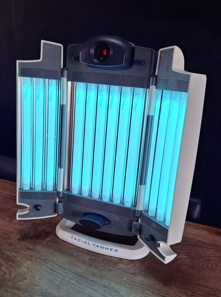 BBWC Facial Tanner type GB9212 gezichtsbruiner 9212 zgan, Ophalen of Verzenden, Zo goed als nieuw, Gezichtsbruiner, 10 tot 15 lampen