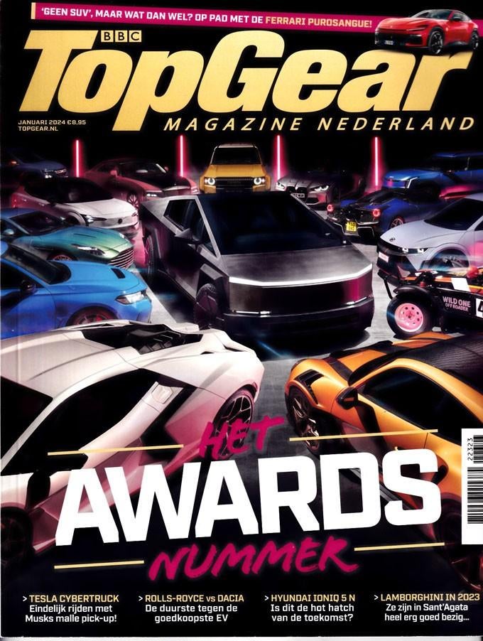 TopGear 223 2024 ( NL ): Hyundai Ioniq 5N - Tesla Cybertruck, Ophalen of Verzenden, Gelezen, Algemeen