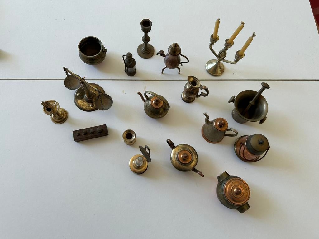 Letterbak miniaturen, Ophalen of Verzenden, Gebruikt, Poppenhuis
