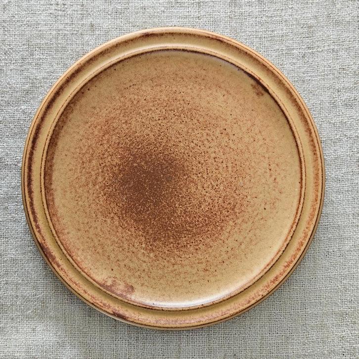 Groot seventies bord serveerschaal, Huis en Inrichting, Keuken | Servies, Zo goed als nieuw, Bord(en), Overige stijlen, Keramiek