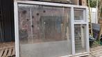 Kozijn met dubbel glas, Doe-het-zelf en Verbouw, Kozijnen en Schuifpuien, Ophalen, Gebruikt, Raamkozijn, 150 tot 225 cm