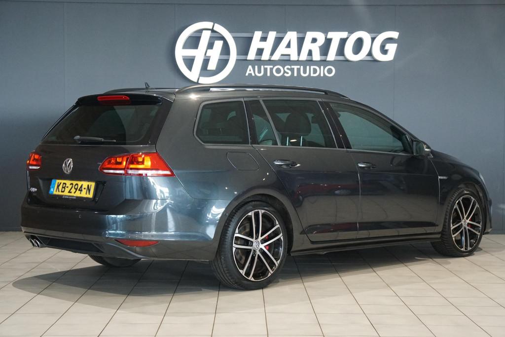 Volkswagen Golf Variant 2.0 TDI GTD EXPORT + ACC / LANE ASSI, Auto's, Stof, Gebruikt, 4 cilinders, Zwart