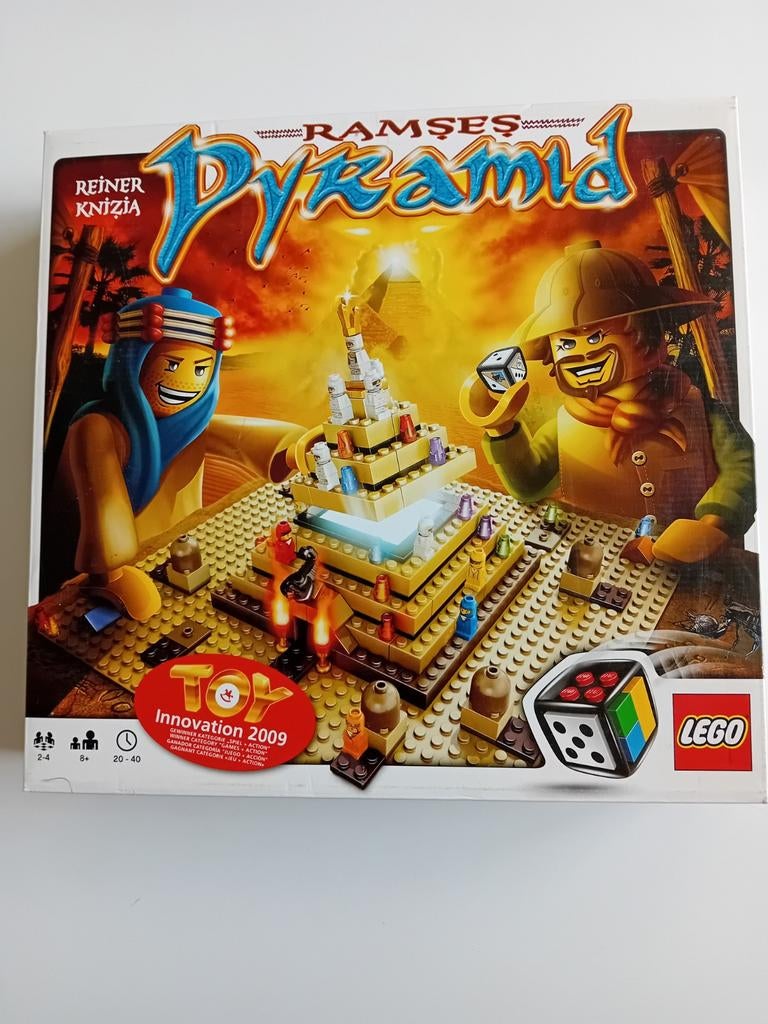 Lego Ramses Pyramid Bordspel 3843 - Compleet met Doos, Ophalen of Verzenden, Gebruikt, Complete set, Lego