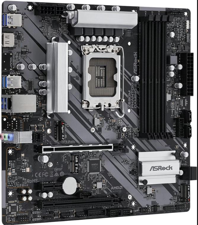 Asrock Z690M Phantom Gaming 4 Socket 1700 moederbord, DDR4, Ophalen of Verzenden, Bijsterhuizen 1111 , Nijmegen Gelderland, NL