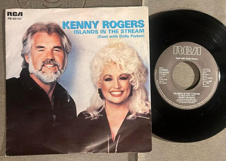 Kenny Rogers & Dolly Parton - Islands in the Stream 7” NL 83, Cd's en Dvd's, Vinyl Singles, Gebruikt, Single, Pop, 7 inch, Ophalen of Verzenden