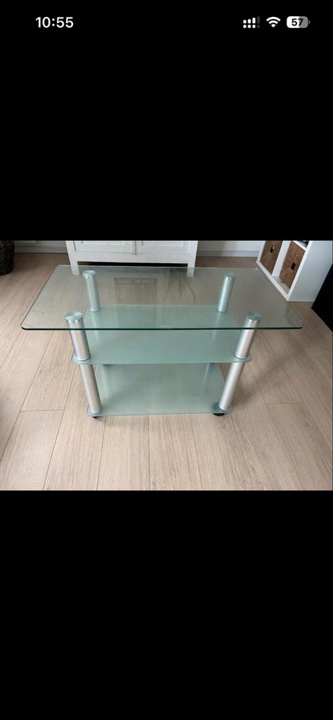 Audio tv meubel, Ophalen, Gebruikt, 100 tot 150 cm, 50 tot 100 cm