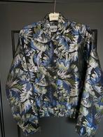 ZOSO Bomberjack met geborduurd bladmotief - Maat M, Ophalen of Verzenden, Gedragen, Maat 38/40 (M), Blauw