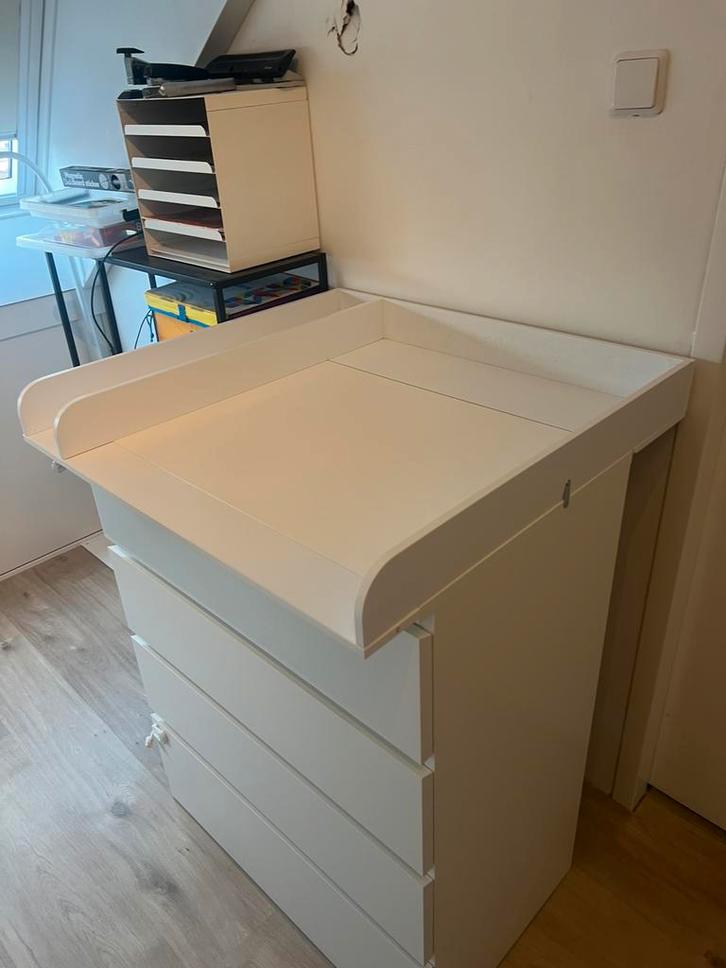 Commode opzetstuk ikea malm ladekast, Kinderen en Baby's, Kinderkamer | Commodes en Kasten, Zo goed als nieuw, Commode, Minder dan 90 cm